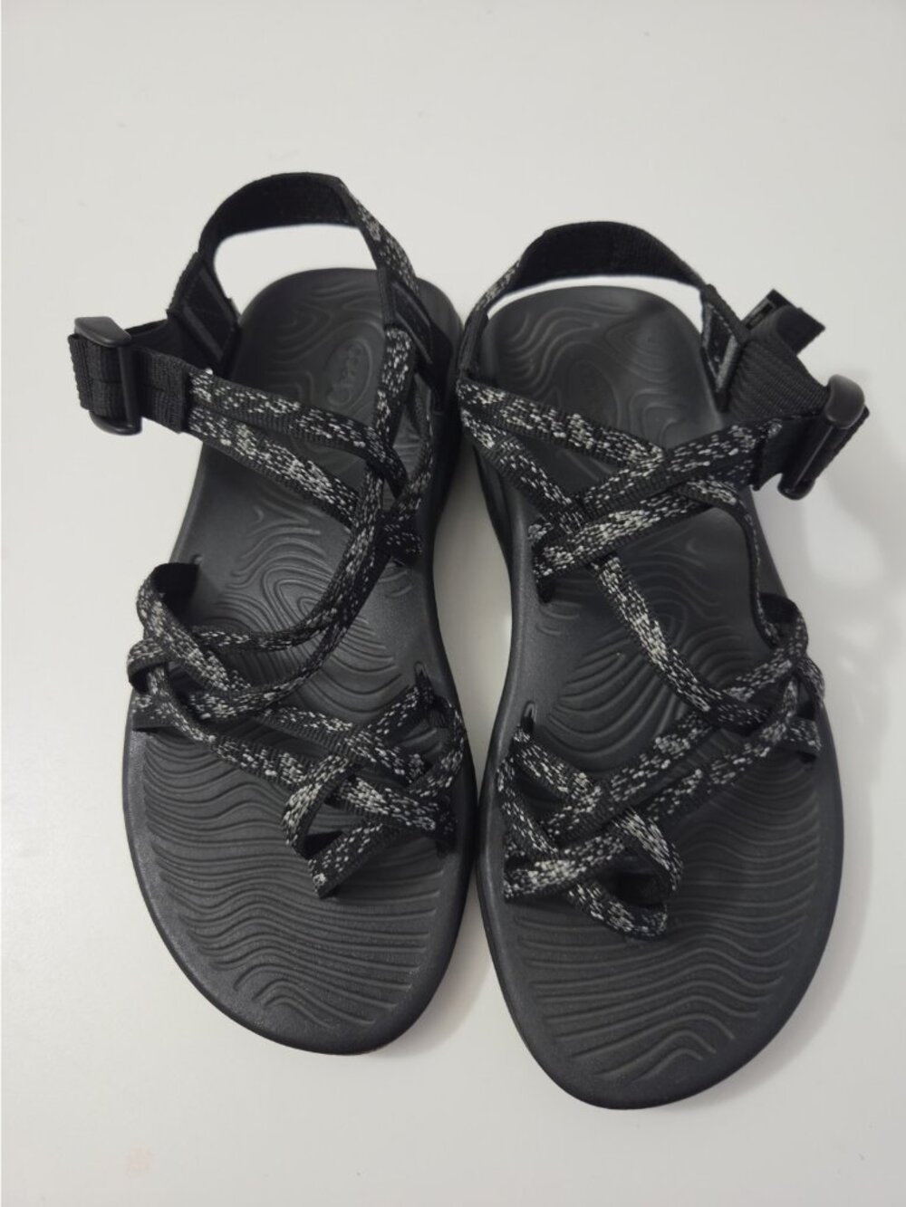 Chaco Women's ZX/2 Dual Strap Dash Black Sport Sandal Size 8